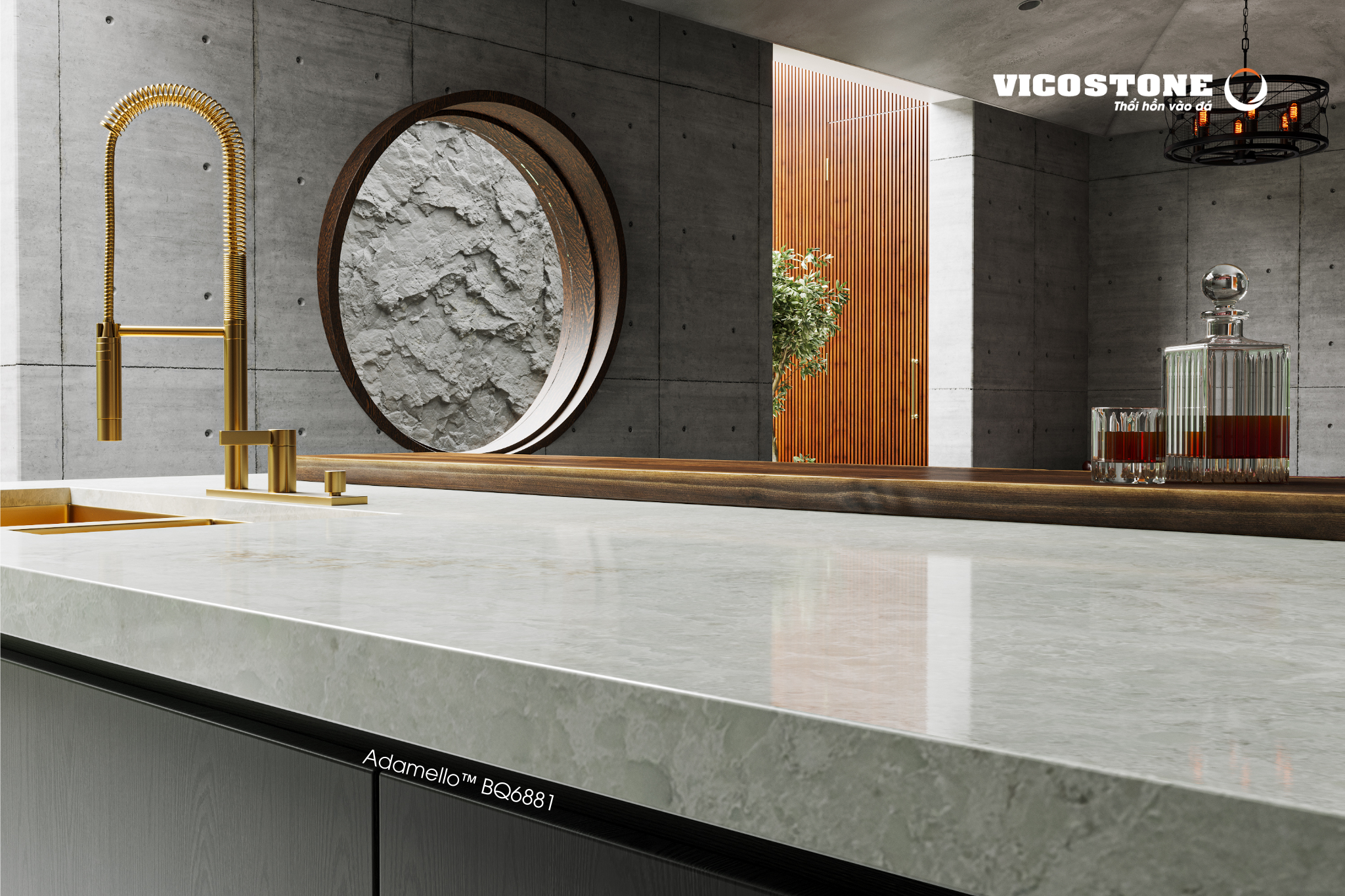 Cấu tạo đá Vicostone bền và đẹp